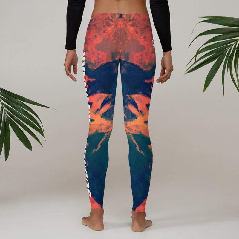 jiu jitsu gear BJJ apparel Abstract Azure ~ Full Guard Leggings