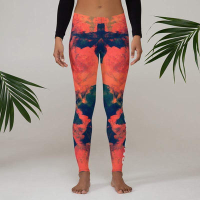 jiu jitsu gear BJJ apparel Abstract Azure ~ Full Guard Leggings