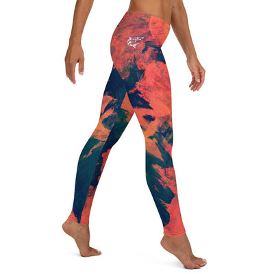 jiu jitsu gear BJJ apparel Abstract Azure ~ Full Guard Leggings