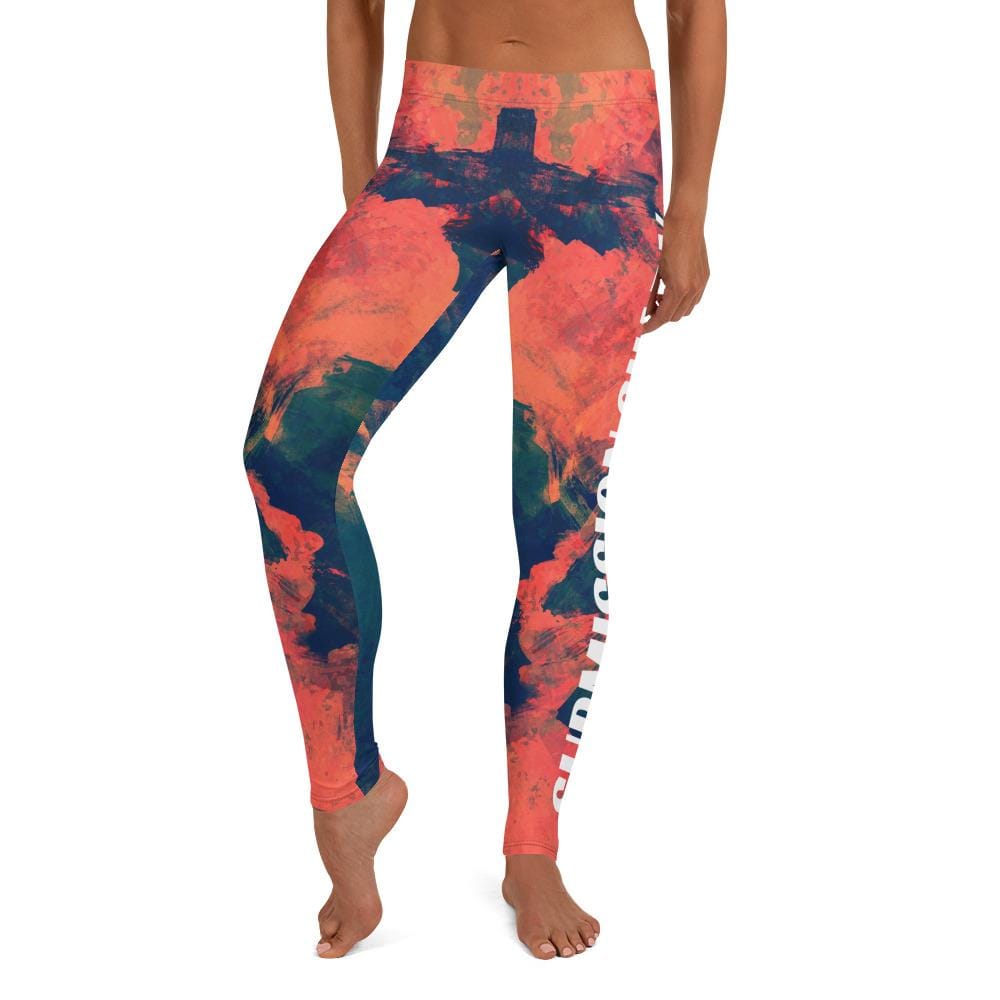 jiu jitsu gear BJJ apparel Abstract Azure ~ Full Guard Leggings