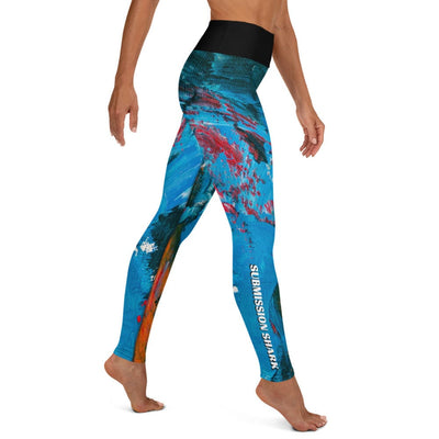 jiu jitsu gear BJJ apparel Akuma Awareness ~ High-Waist Leggings