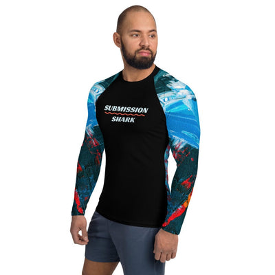 jiu jitsu gear BJJ apparel Akuma Awareness ~ Men's BJJ Rash Guard