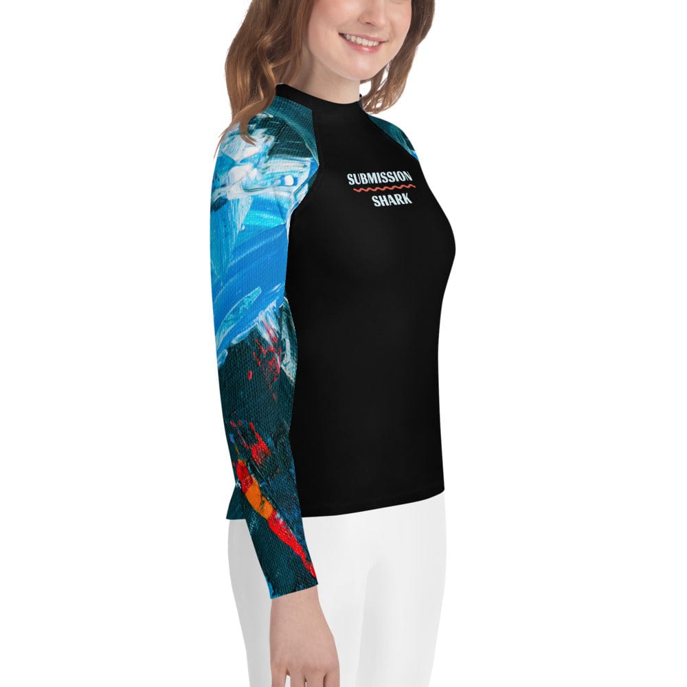 jiu jitsu gear BJJ apparel Akuma Awareness ~ Youth Rash Guard