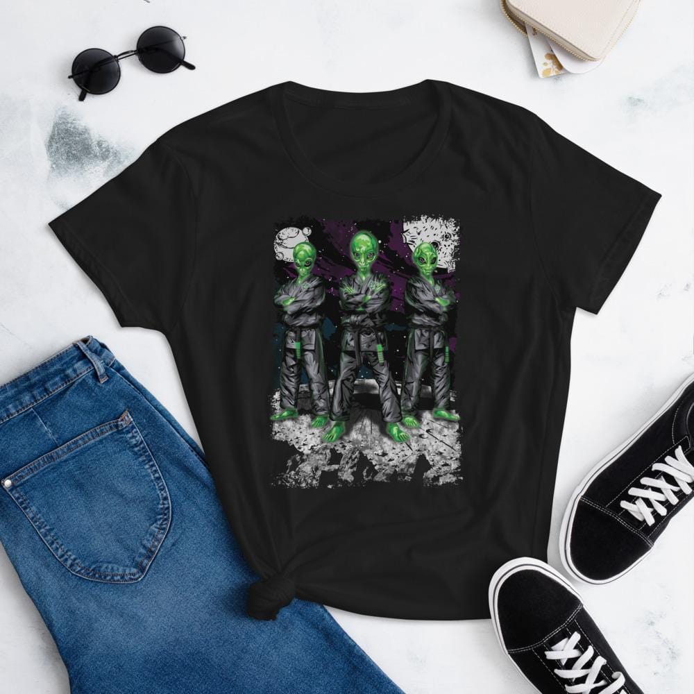 jiu jitsu gear BJJ apparel Alien Jiu-Jitsu (Take Me To Your Professor) ~ Women's Fashion Fit Tee