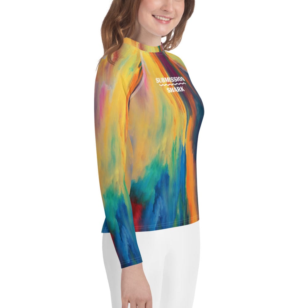 jiu jitsu gear BJJ apparel Ananda Bliss ~ Youth Rash Guard