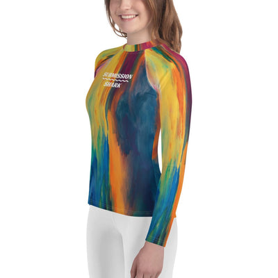 jiu jitsu gear BJJ apparel Ananda Bliss ~ Youth Rash Guard