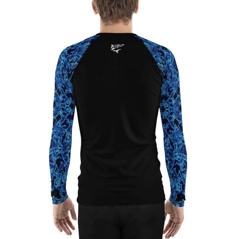 jiu jitsu gear BJJ apparel Aqua Vibe ~ Men's BJJ Rash Guard *