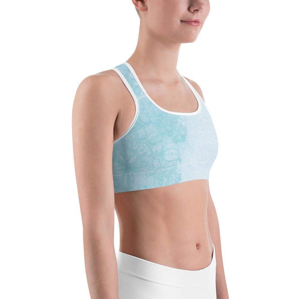 jiu jitsu gear BJJ apparel Baby Blue Beauty ~ Sports bra