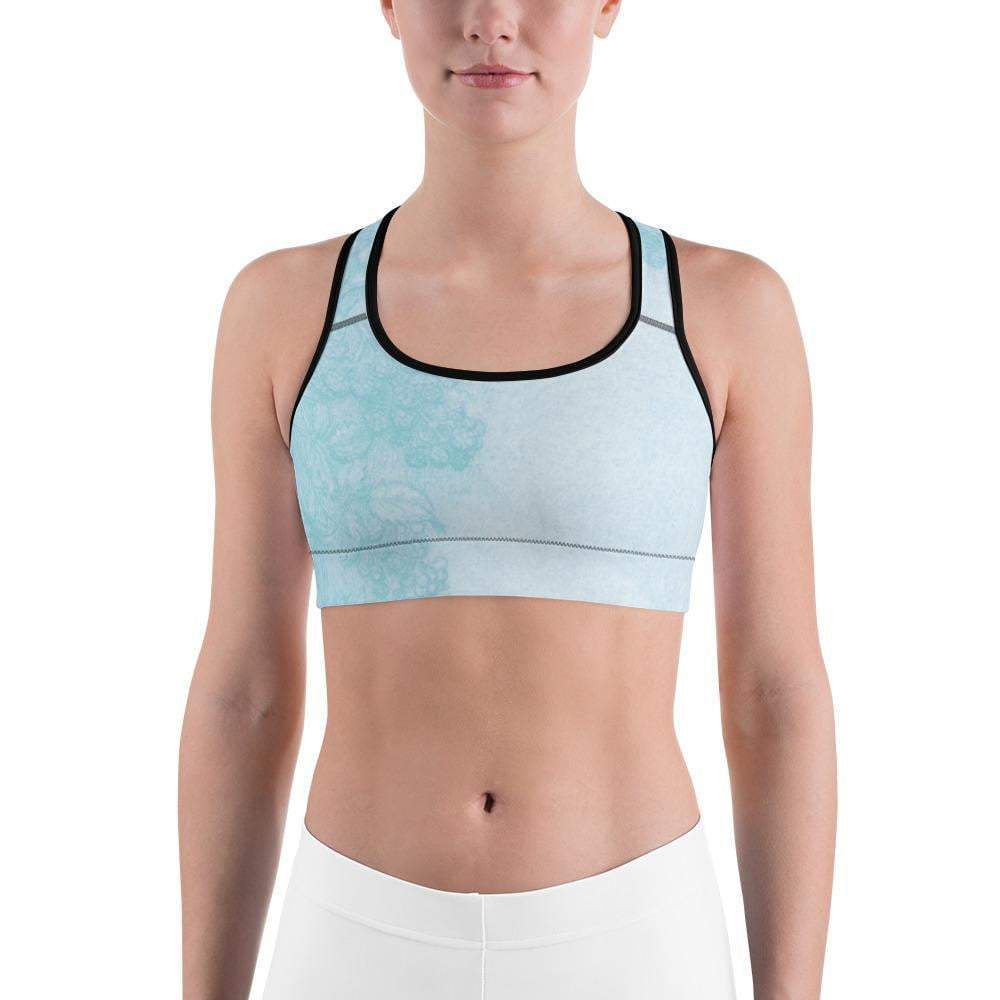 jiu jitsu gear BJJ apparel Baby Blue Beauty ~ Sports bra