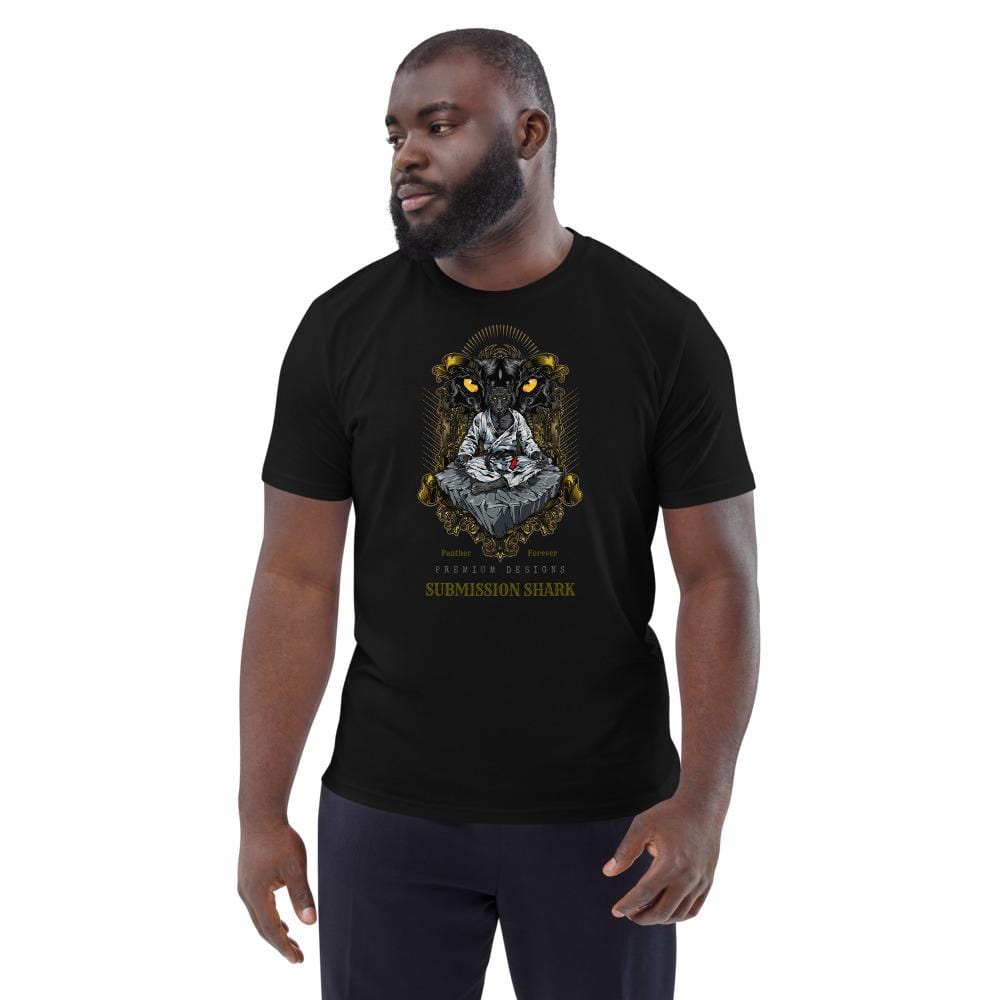 jiu jitsu gear BJJ apparel Black Panther Forever ~ Unisex Organic T-Shirt