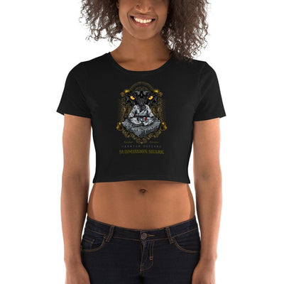 jiu jitsu gear BJJ apparel Black Panther Forever ~ Women’s Crop Tee