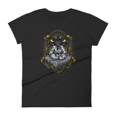 jiu jitsu gear BJJ apparel Black Panther Forever ~ Women's Fashion Fit Tee