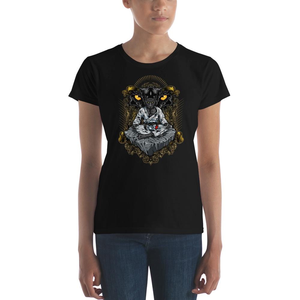 jiu jitsu gear BJJ apparel Black Panther Forever ~ Women's Fashion Fit Tee