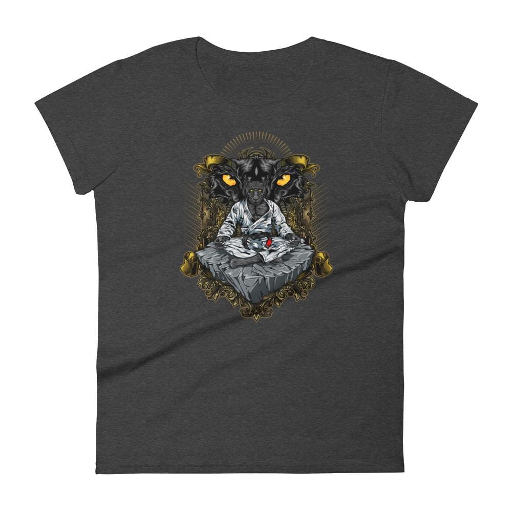 jiu jitsu gear BJJ apparel Black Panther Forever ~ Women's Fashion Fit Tee