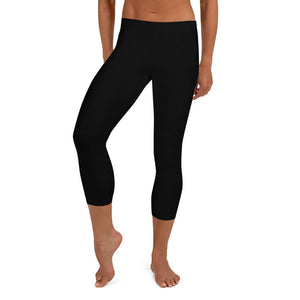 jiu jitsu gear BJJ apparel Black SS Premium ~ Capri Leggings