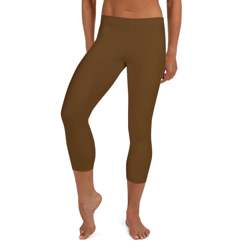 jiu jitsu gear BJJ apparel Brown SS Premium Standard ~ Capri Leggings