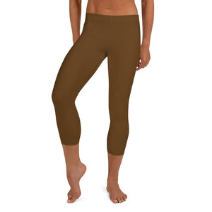 jiu jitsu gear BJJ apparel Brown SS Premium Standard ~ Capri Leggings