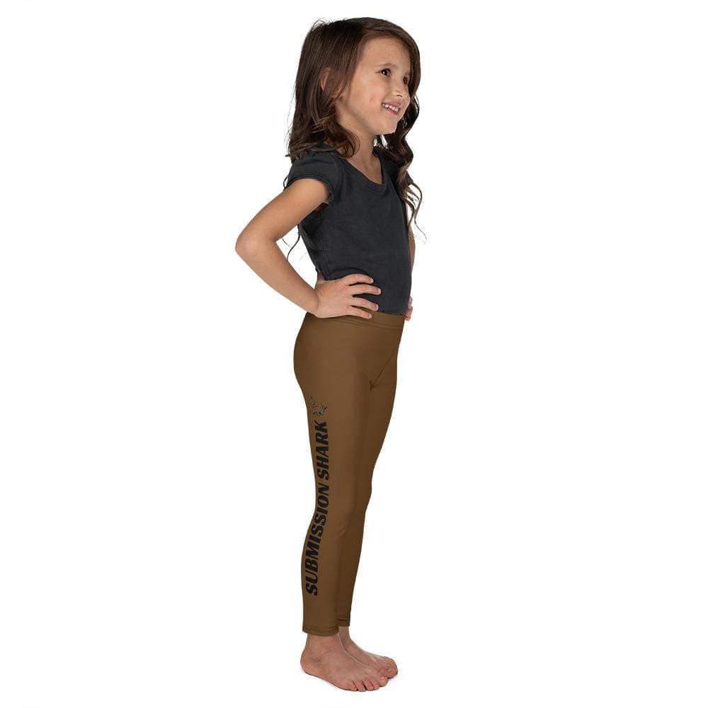 jiu jitsu gear BJJ apparel Brown SS Premium Standard ~ Kid's Leggings