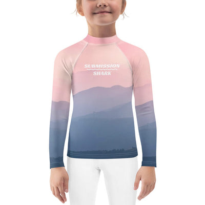 jiu jitsu gear BJJ apparel Calm ZEN ~ Kids Rash Guard