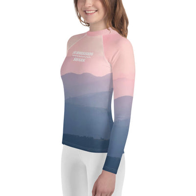 jiu jitsu gear BJJ apparel Calm ZEN ~ Youth Rash Guard