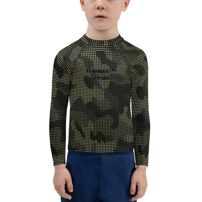 jiu jitsu gear BJJ apparel Camo Flow ~ Kids Rash Guard