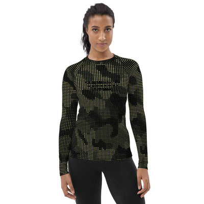 jiu jitsu gear BJJ apparel Camo Flow ~ Women's Rash Guard