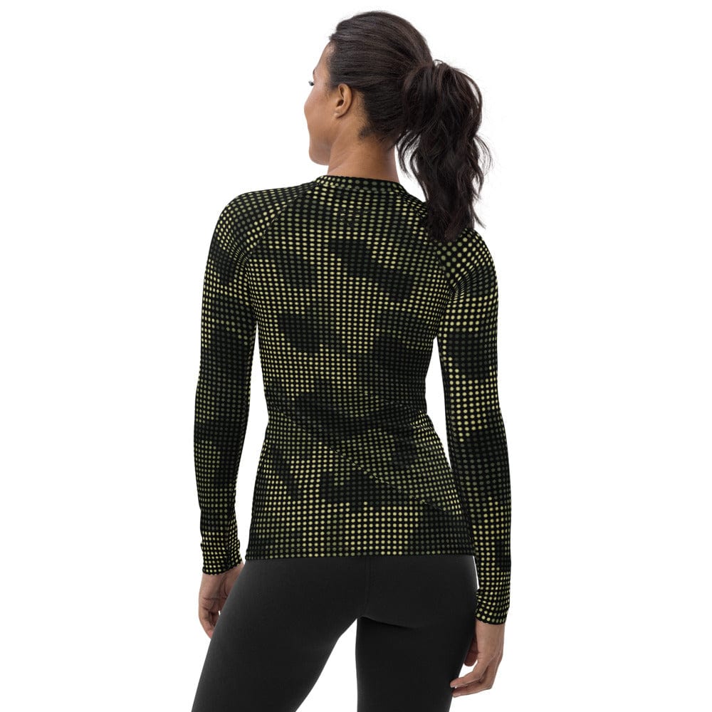 jiu jitsu gear BJJ apparel Camo Flow ~ Women's Rash Guard