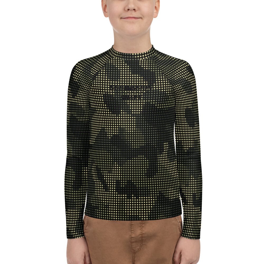 jiu jitsu gear BJJ apparel Camo Flow ~ Youth Rash Guard