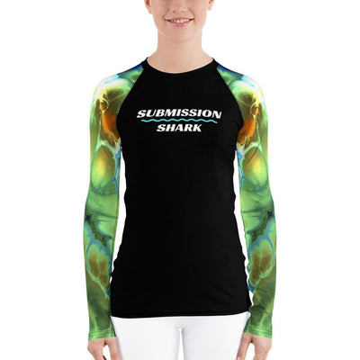 jiu jitsu gear BJJ apparel Color Splash ~ Women's Rash Guard