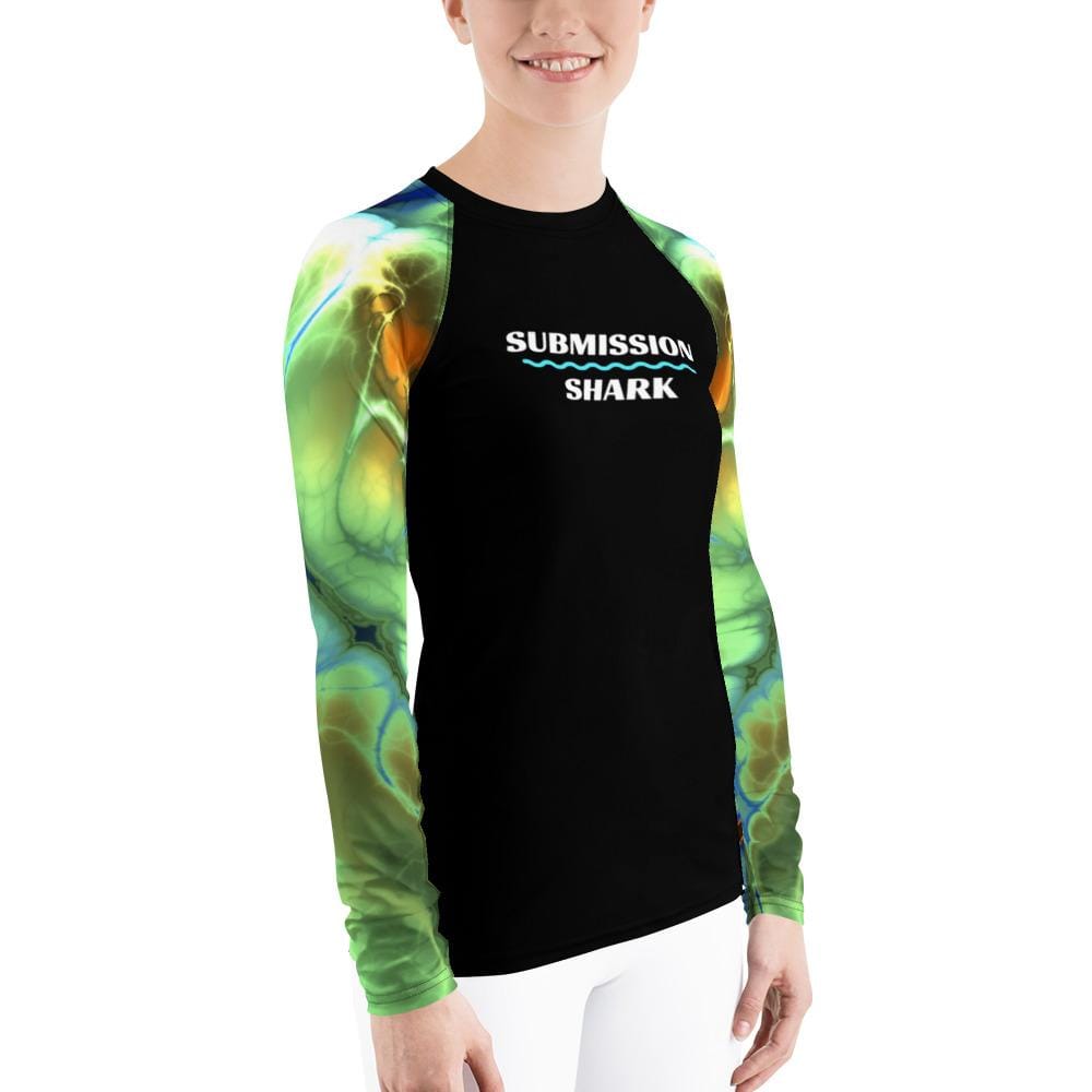 jiu jitsu gear BJJ apparel Color Splash ~ Women's Rash Guard