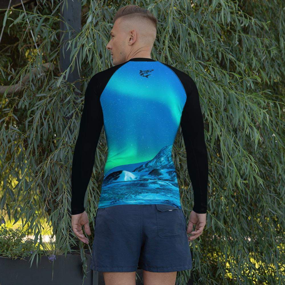 jiu jitsu gear BJJ apparel Cosmic Aurora ~ Men's BJJ Rash Guard