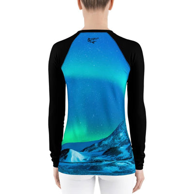 jiu jitsu gear BJJ apparel Cosmic Aurora ~ Women's Rash Guard