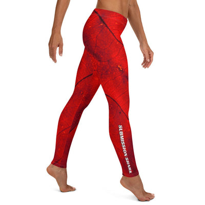 jiu jitsu gear BJJ apparel Crimson Passion ~ Full Guard Leggings *