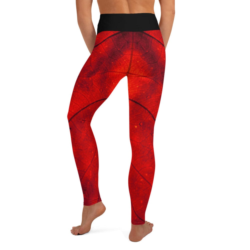 jiu jitsu gear BJJ apparel Crimson Passion ~ High-Waist Leggings *