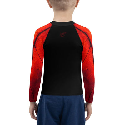 jiu jitsu gear BJJ apparel Crimson Passion ~ Kids Rash Guard *