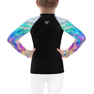 jiu jitsu gear BJJ apparel Crystalline ~ Kids Rash Guard