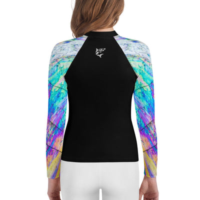 jiu jitsu gear BJJ apparel Crystalline ~ Youth Rash Guard