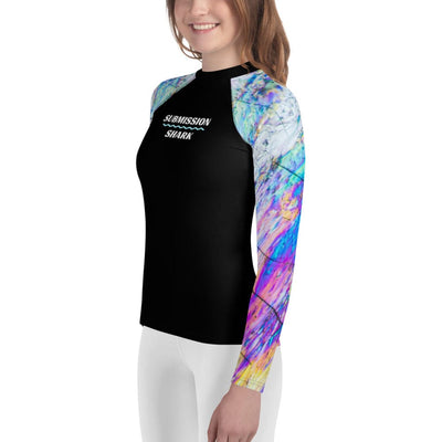 jiu jitsu gear BJJ apparel Crystalline ~ Youth Rash Guard