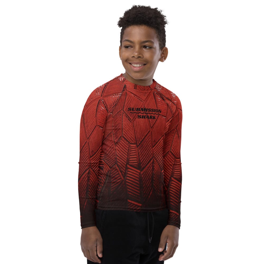 jiu jitsu gear BJJ apparel Dragon Armor ~ Youth Rash Guard *