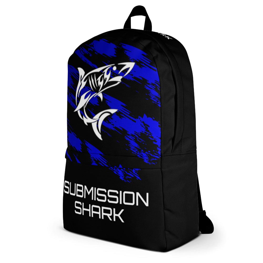 jiu jitsu gear BJJ apparel Flow Wave ~ Blue Backpack