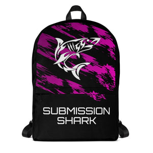 jiu jitsu gear BJJ apparel Flow Wave ~ Pink Backpack