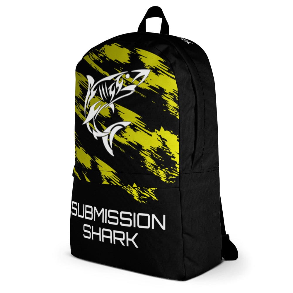 jiu jitsu gear BJJ apparel Flow Wave ~ Yellow Backpack