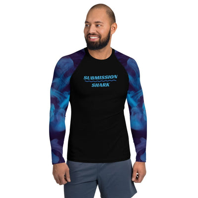 jiu jitsu gear BJJ apparel GOGOPlata Smoke ~ Men's BJJ Rash Guard