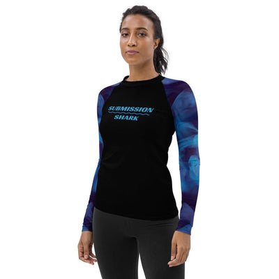 jiu jitsu gear BJJ apparel GOGOPlata Smoke ~ Women's Rash Guard