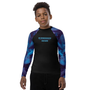 jiu jitsu gear BJJ apparel GOGOPlata Smoke ~ Youth Rash Guard