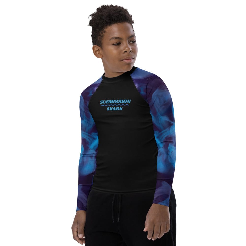 jiu jitsu gear BJJ apparel GOGOPlata Smoke ~ Youth Rash Guard