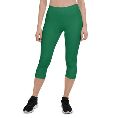 jiu jitsu gear BJJ apparel Green SS Premium Standard ~ Capri Leggings