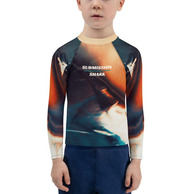 jiu jitsu gear BJJ apparel Harmonic Reverence ~ Kids Rash Guard