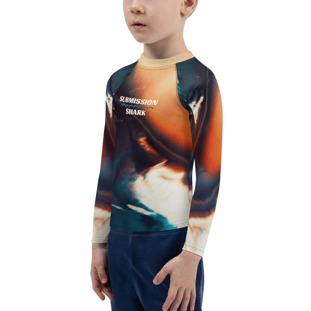 jiu jitsu gear BJJ apparel Harmonic Reverence ~ Kids Rash Guard