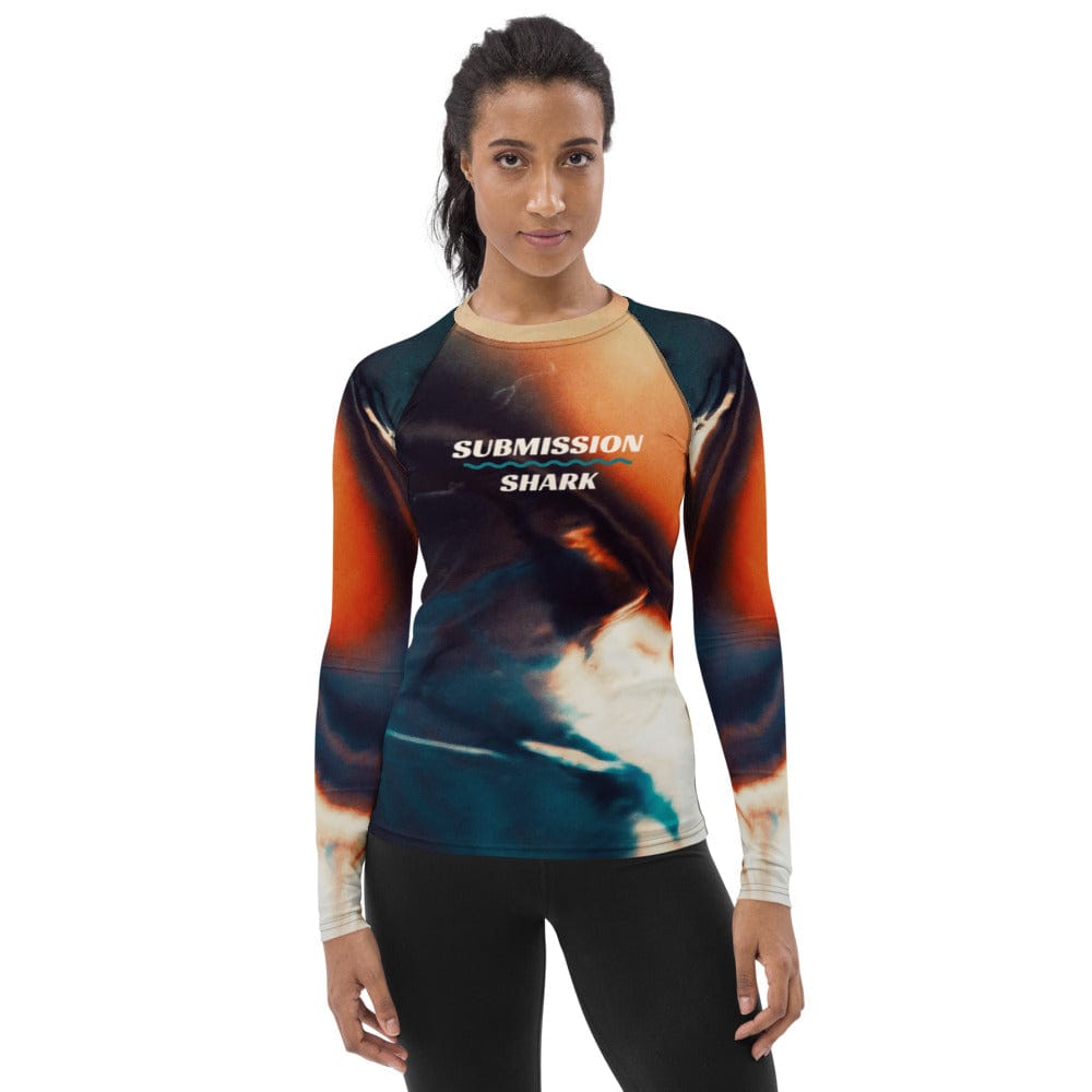 jiu jitsu gear BJJ apparel Harmonic Reverence ~ Women's Rash Guard